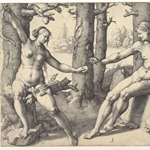 Fall of Man, 1530. Creator: Lucas van Leyden