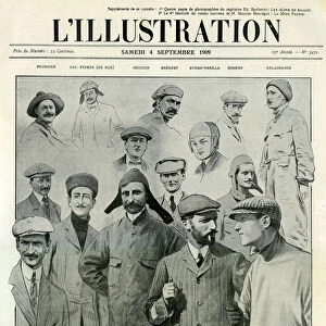 Famous aviators, cover of L Illustration, 4 September 1909