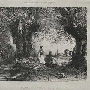 Fantasy, 1836. Creator: Paul Hüet (French, 1803-1869)