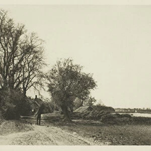 The Farm by the Broad (Norfolk), c. 1883 / 87, printed 1888. Creator: Peter Henry Emerson