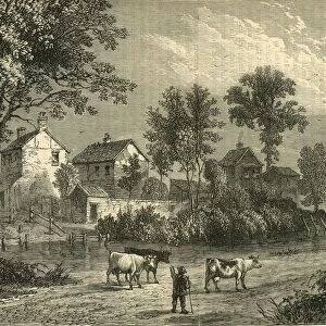 Farm in the Regents Park, 1750, (c1876). Creator: Unknown