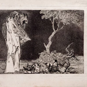 Fearful Folly (from the series Los Disparates (Follies), 1815-1819. Artist: Goya, Francisco, de (1746-1828)