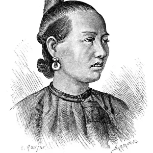 Female Coiffure, Swatow, c1890. Artist: Barbant