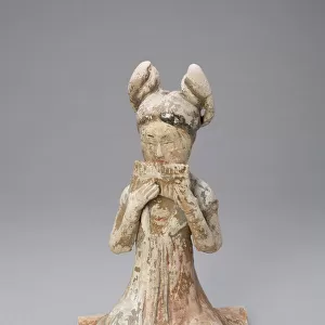 Female Musician, Tang dynasty (A. D. 618-907), late 7th / early 8th century