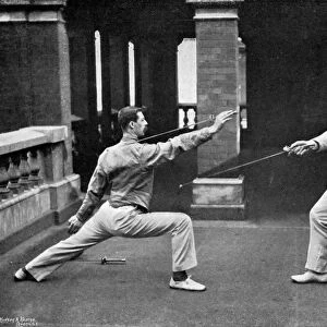 The fencing masters of the 1st Life Guards, 1896. Artist: W Gregory