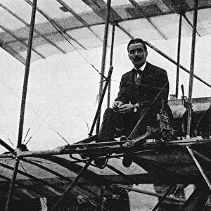 The First British pilot to break a world record: Captain Bertram Dickson, 1910 (1933). Artist: Flight Photo