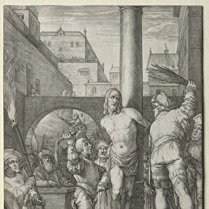 The Flagellation (from The Passion). Creator: Hendrick Goltzius (Dutch, 1558-1617)