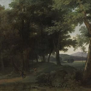 A Forest with Apollo and Daphne, 1810. Creator: Jean-Victor Bertin (French, 1767-1842)