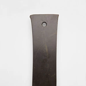 Forked blade (zhang ?), fragment, Late Neolithic period, ca. 3000-ca. 1700 BCE