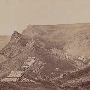 Fortification above Balaclava Harbor, 1855-1856. Creator: James Robertson