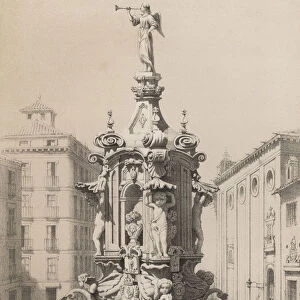 Fountain in the Anton Martin square, Fountain of Fame, Madrid, commissioned by Philip V