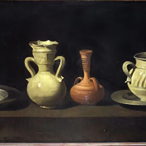 Francisco Zurbaran Pintor Espanol. Fuente De Cantos 1598-1664 bodegon