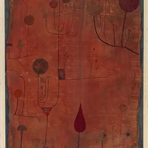 Fruits on Red, 1930. Creator: Klee, Paul (1879-1940)