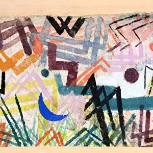 Game of the forces of Lech Landscape, 1917. Creator: Klee, Paul (1879-1940)