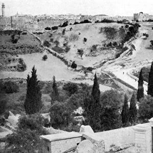The Garden of Gethsemane and the Holy City of Jerusalem, 1926