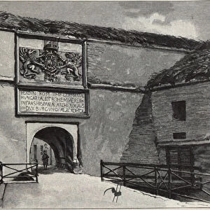 The Gate of the Old Fortress in Komarno, 1890s. Artist: Hary, Gyula (Julius) (1864-1946)