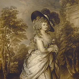Georgiana, Duchess of Devonshire, c. 1787 / 1796. Creator: Gainsborough Dupont