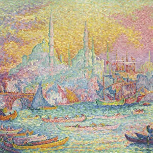 The Golden Horn, Constantinople, 1907. Creator: Signac, Paul (1863-1935)