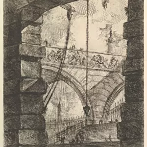 The Grand Piazza, from Carceri d invenzione (Imaginary Prisons), ca. 1749-50
