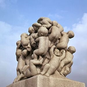 Granite sculpture from Vigeland Gardens in Oslo, 19th century