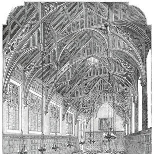 The Great Hall, Lincolns Inn - the Royal Dejeuner, 1845. Creator: Unknown