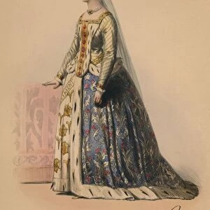 Guest in costume for Queen Victorias Bal Costume, May 12 1842, (1843). Creator