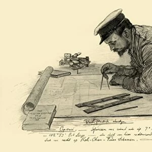 A Hansen, first officer on the Knivsberg, 1898. Creator: Christian Wilhelm Allers