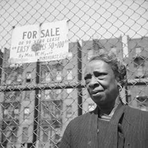 A Harlem resident, New York, 1943. Creator: Gordon Parks