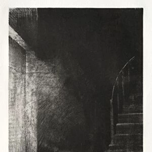 The Haunted House: We Both Saw a Large Pale Light, 1896. Creator: Odilon Redon (French