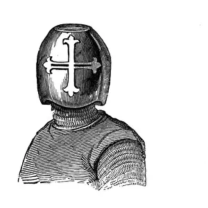 Helmets, 13th and 15th centuries, (1870)
