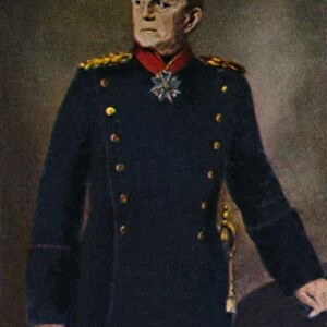 Helmuth von Moltke 1800-1891. - Gemalde von Lenbach, 1934