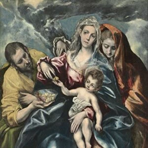 The Holy Family with Mary Magdalen, c. 1590-1595. Creator: El Greco (Spanish, 1541-1614)