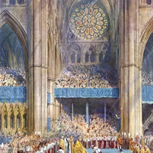 The Homage, George VIs coronation ceremony, 12 May 1937, (1937). Artist: Henry Charles Brewer