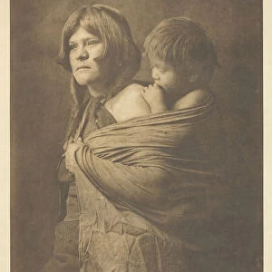 A Hopi Mother, 1921. Creator: Edward Sheriff Curtis
