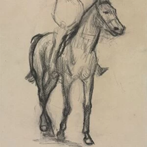 Horse and Rider, c. 1890. Creator: Edgar Degas (French, 1834-1917)