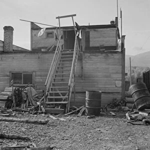 Last house in the United States before crossing over into Canada, Pointhill, Idaho, 1939. Creator: Dorothea Lange