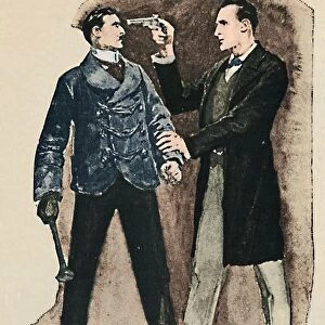 I Clapped A Pistol To His Head, 1892. Artist: Sidney E Paget