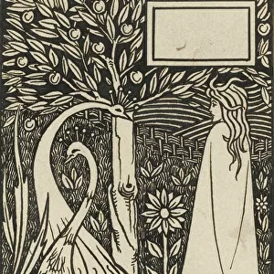 Illustration to the book Le Morte d Arthur by Sir Thomas Malory, 1893-1894. Artist: Beardsley, Aubrey (1872?1898)