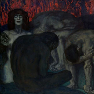 Inferno, 1908. Creator: Stuck, Franz, Ritter von (1863-1928)