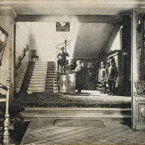 Interior of the Hotel Slavianski Bazaar, Moscow, Russia, early 20th century