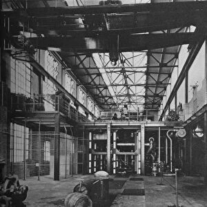 Interior of Power House, Victor Talking Machine Co, Camden, New Jersey, 1923