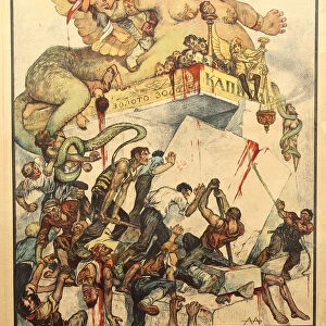 The International (Poster), 1919. Artist: Apsit, Alexander Petrovich (1880-1944)