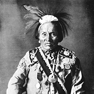 An Iroquois chief, 1912. Artist: Robert Wilson Shufeldt
