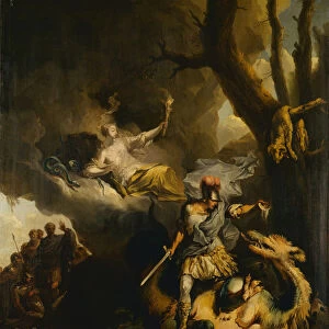 Jason killing the Colchian Dragon, ca 1766-1770