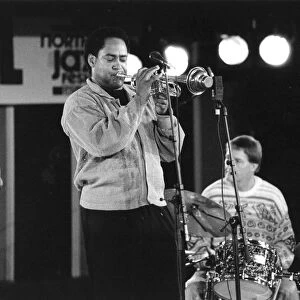 Jon Faddis, American jazz trumpeter, North Sea Jazz Festival, The Hague, Holland, c1991