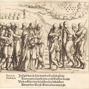 Joseph Recounts His Dreams, 1547. Creator: Augustin Hirschvogel