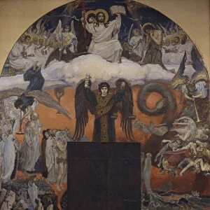 The Last Judgment, 1885-1896. Artist: Vasnetsov, Viktor Mikhaylovich (1848-1926)