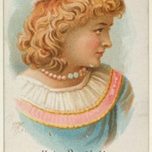 Kate Bartlett, from Worlds Beauties, Series 1 (N26) for Allen & Ginter Cigarettes