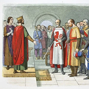 King Henry III and his Parliament, Westminster, 1258 (1864)