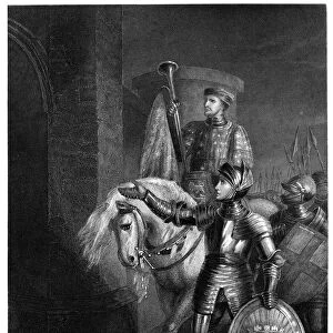 King Henry V (1387-14220), before Harfleur, 19th century. Artist: Richard Westall